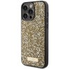 Guess GUHCP15LPFGSBSD iPhone 15 Pro 6.1 żółty/yellow hardcase Rhinestone Metal Logo